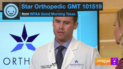 Dr. Dold appears on WFAA Good Morning Texas to discuss hip arthroscopy!