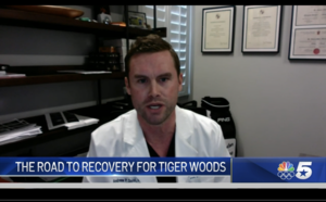 Dr. Dold Appears on NBCDFW to Discuss Tiger Woods' Recent Injury