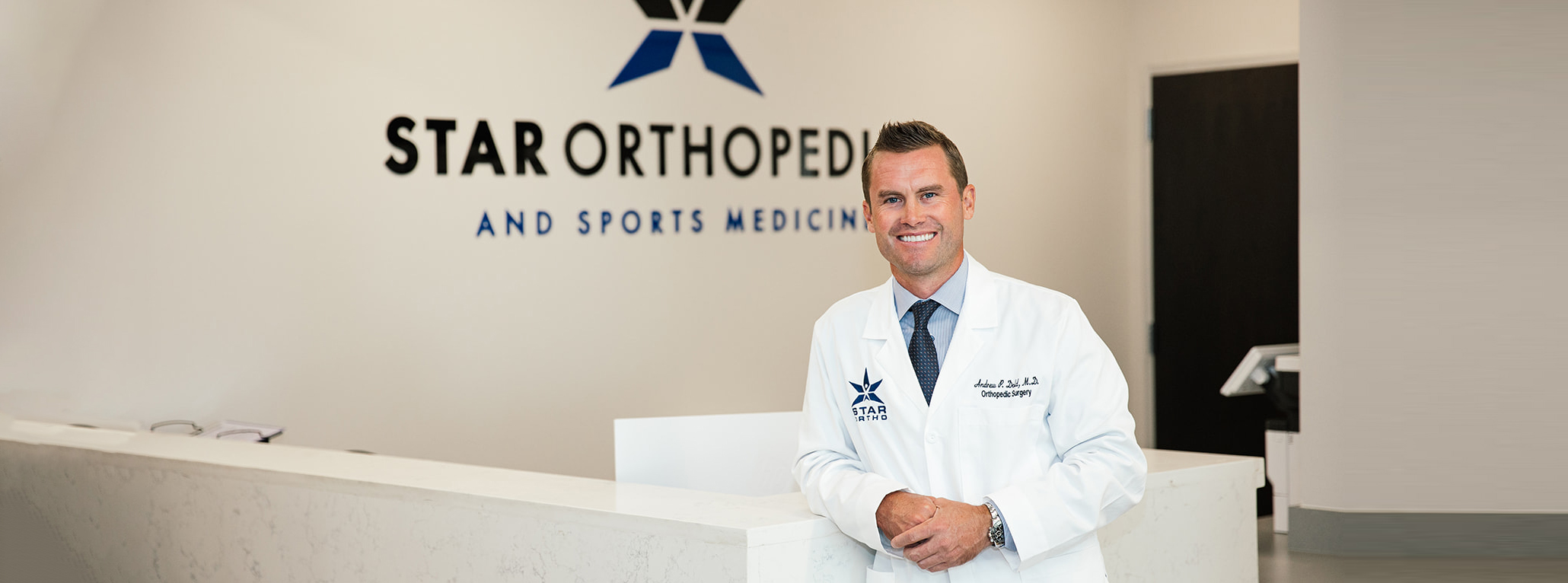 Dr. Andrew Dold at Star Orthopedics and Sports Medicine in Frisco, Texas