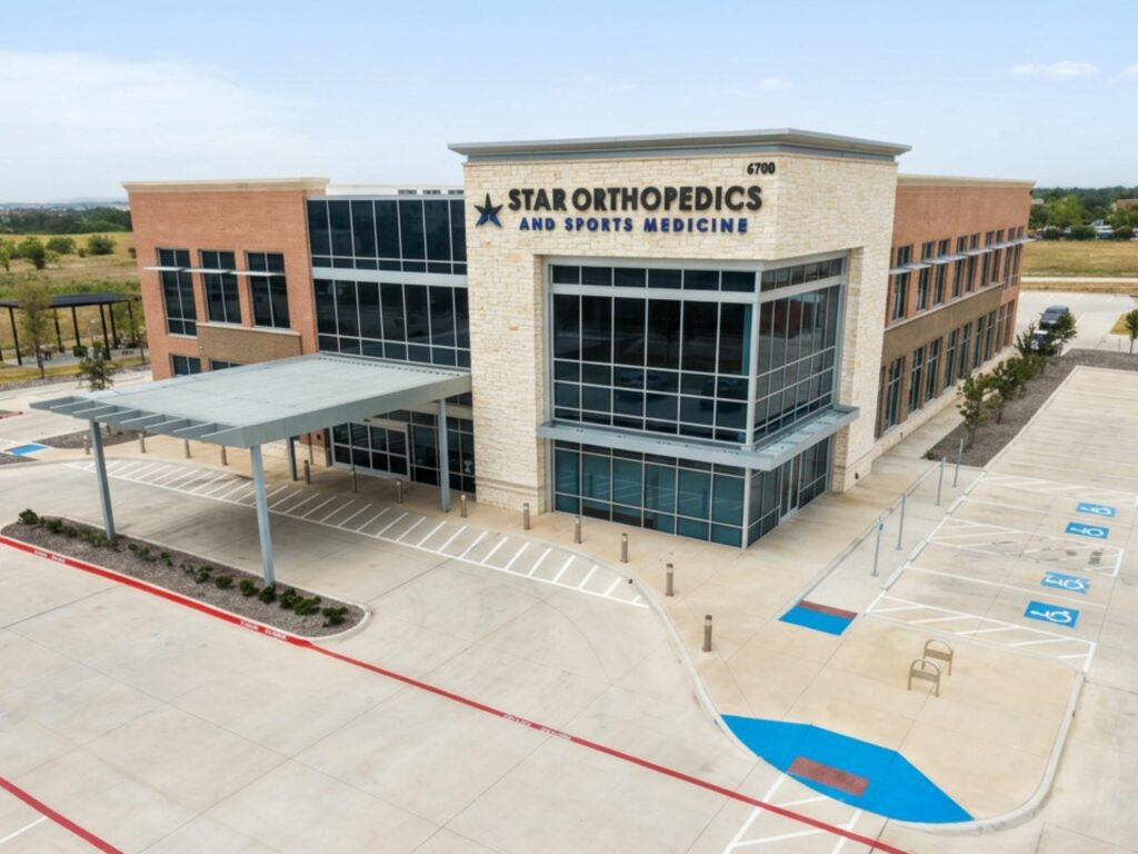 Star Orthopedics and Sports Medicine building at 6700 Dallas Parkway, Frisco, TX