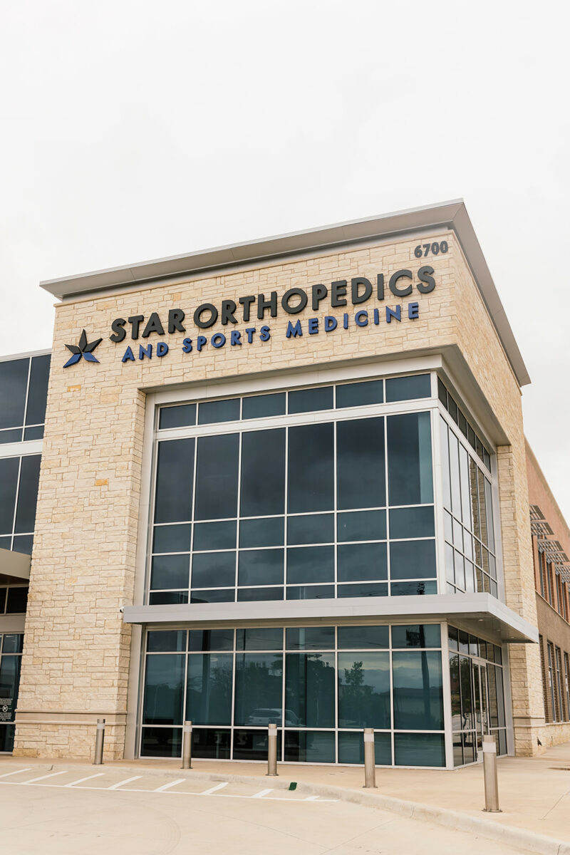 Star Orthopedics and Sports Medicine medical building on the Dallas Parkway in Frisco