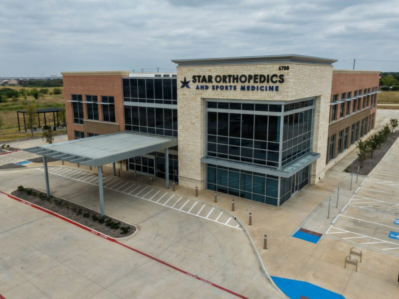 Star Orthopedics and Sports Medicine office building at 6700 Dallas Parkway in Frisco, Texas